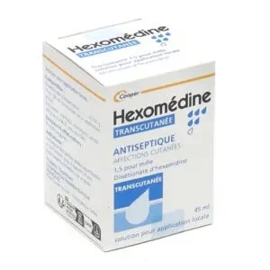 HEXOMEDINE TRANSCUTANEE 1,5 POUR MILLE solution - flacon 45 ml