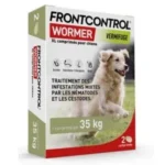 FRONTCONTROL WORMER XL vermifuge grand chien jusqu'a 35 kg - 2 comprimes