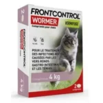 FRONTCONTROL WORMER vermifuge chat - 2 comprimes