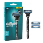 GILLETTE MACH 3 Rasoir avec recharge B/3