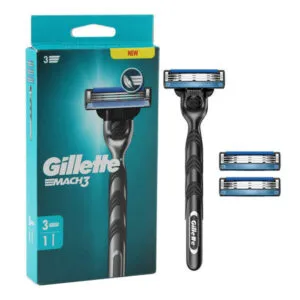 GILLETTE MACH 3 Rasoir avec recharge B/3