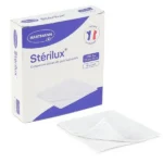 STERILUX ES compresse gaze sterile 7,5 x 7,5 cm, 10 sachets de 2 - code LPPR 1368357