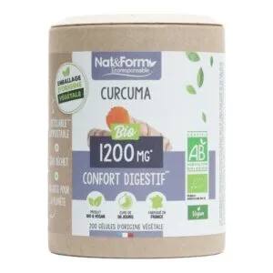 Nat et Form Ecoresponsable curcuma bio gélules