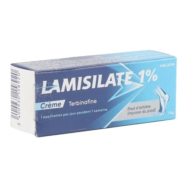 Lamisilate 1 % crème — tube de 7,5 g (mycose des pieds)