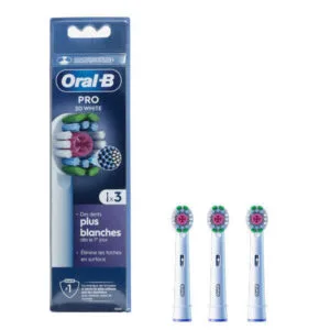 ORAL B PRO 3D WHITE Brossette Blister/3