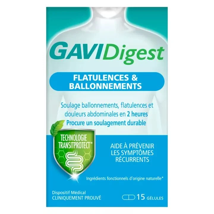Reckitt GaviDigest Flatulences et Ballonnement gélules