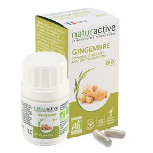 NATURACTIVE PHYTOTHERAPIE Gingembre bio Gél Pilulier/30