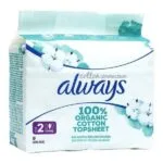 ALWAYS BIO COTTON PROTECTION Serviette périodique long plus Paq/9