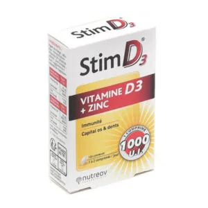 Stim D3 Vitamine D 1000 UI comprimés