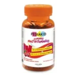 PEDIAKID gommes oursons multivitaminees orange-cerise - 60 gommes