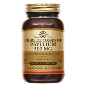 Solgar Fibres de cosses de Psyllium 500 mg gelules