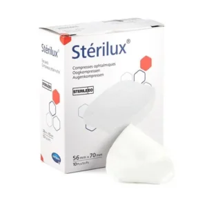 STERILUX compresse oculaire ovale sterile 56 x 70 mm - code LPPR 6317086