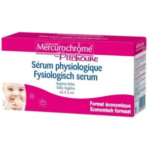 Mercurochrome Pitchoune Sérum physiologique