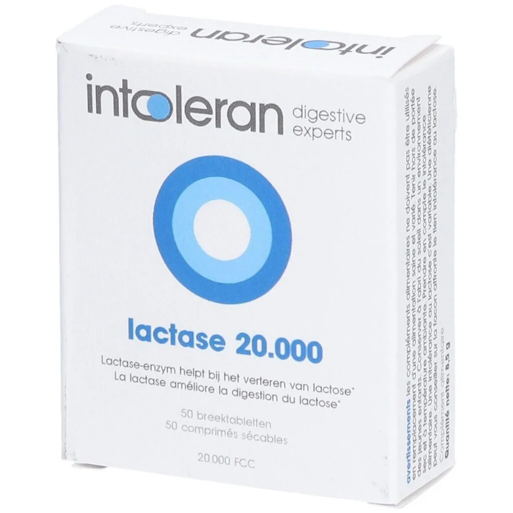 Intoleran Lactase 20.000 comprimés sécables