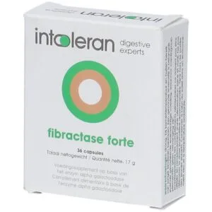 Intoleran Fibractase Forte 36 gélules