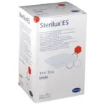 STERILUX ES compresse sterile 17 fils 12 ep 7,5 x 7,5 cm, 25 sachets de 5