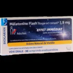 Mélatonine Flash 1,9 mg Biogaran - 30 comprimés orodispersibles