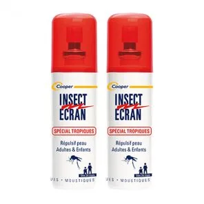 Insect Ecran Spécial Tropiques répulsif peau — lot de 2 x 75 ml