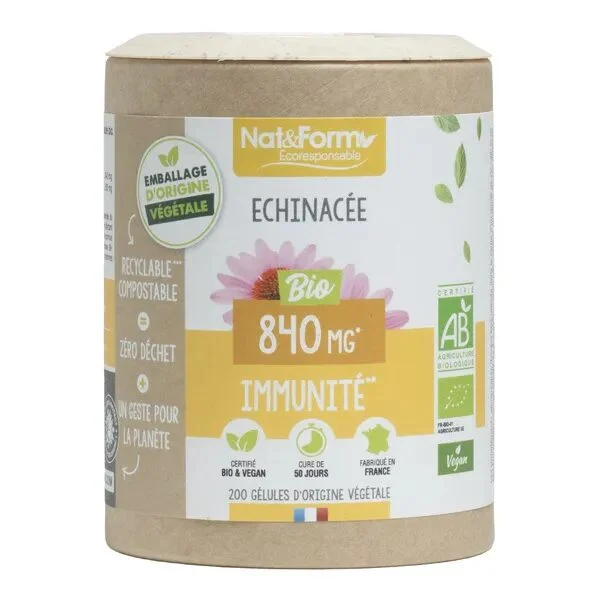 Nat et Form Ecoresponsable échinacée bio gélules