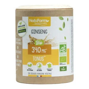Nat et Form Ecoresponsable ginseng bio gélules