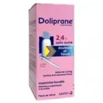 Doliprane 2,4 POUR CENT, suspension buvable — flacon de 100 ml