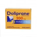 Doliprane 200 mg, poudre pour solution buvable en sachet-dose — boîte de 12