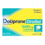 Doliprane Orodoz 500 mg, comprimé orodispersible — boîte de 12