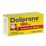 Doliprane 1000 mg, comprimé effervescent sécable — boîte de 8