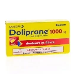 Doliprane 1000 mg, gélule — boîte de 8