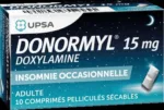 Donormyl 15 mg — 10 comprimés pelliculés sécables — présentation française