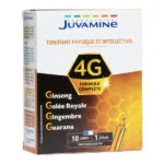 Juvamine 4G Ginseng Gelée Royale Guarana Gingembre ampoules