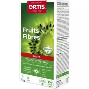 Ortis Fruits et Fibres Forte Transit Intestinal 12 sticks