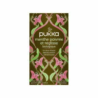 Pukka Menthe poivree et Reglisse bio - 20 sachets