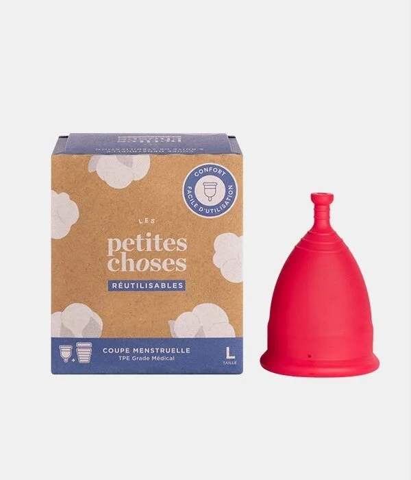 Les Petites Choses coupe menstruelle taille L, boîte et coupe