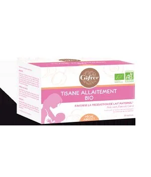Gifrer tisane allaitement bio peche abricot