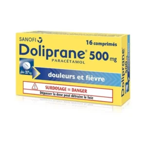 Doliprane 500 mg comprimés - boîte de 16