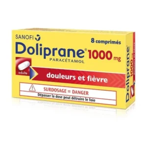 Doliprane 1000 mg comprimés - boîte de 8