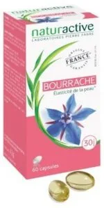 NATURACTIVE PHYTOTHERAPIE Huile de bourrache Caps Pilulier/60