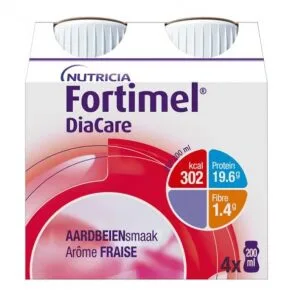 Fortimel DiaCare Fraise — 4 bouteilles de 200 ml
