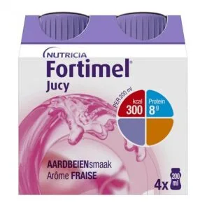 Fortimel Jucy Fraise — 4 bouteilles de 200 ml