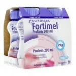 Fortimel Protein Fraise — 4 bouteilles de 200 ml
