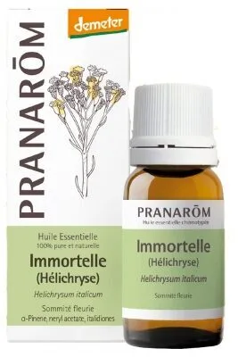 PRANAROM Huile essentielle bio Immortelle sommité fleurie demeter Fl/2ml