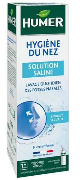 HUMER HYGIENE DU NEZ solution nasale saline