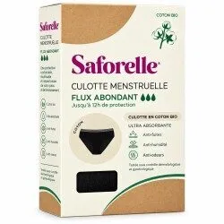Saforelle Culotte menstruelle noire — taille M (38)