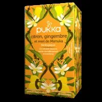 Pukka Citron, Gingembre et Miel de Manuka bio - 20 sachets