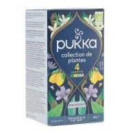 Pukka Collection de plantes et the vert bio (4 varietes) - 20 sachets