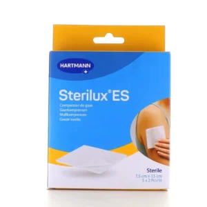 STERILUX ES compresse gaze sterile 7,5 x 7,5 cm