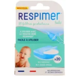 Respimer recharge de 20 filtres protecteurs pour mouche-bebe