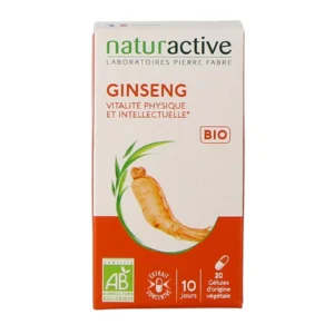 NATURACTIVE PHYTOTHERAPIE Ginseng bio Gél Pilulier/20
