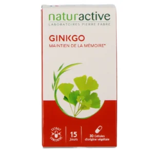 NATURACTIVE PHYTOTHERAPIE Ginkgo Gél Pilulier/30